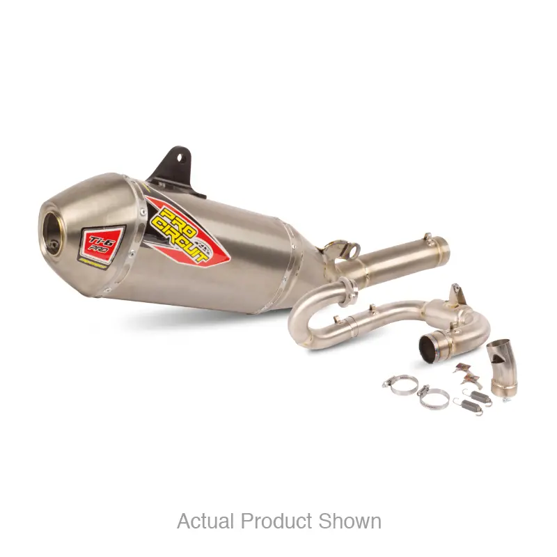 TI-6 BC PRO TITANIUM SYSTEM W/ TITANIUM END-CAP YZ250F 19-26